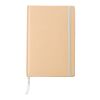 Cuaderno de papel reciclado (A5) Gianni blanco