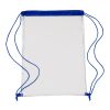 Mochila transparente en PVC azul cobalto