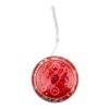 Yoyo transparente, con luz rojo