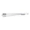 Set de cables de aluminio plata