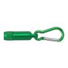 Mini linterna de aluminio verde