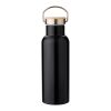 Bidón termo de acero inox. negro