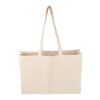 Bolsa con asas de algodón Oeko-Tex® Imogen beige