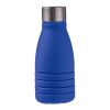 Botella plegable de silicona Erin azul cobalto