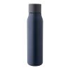 Botella de acero inox. reciclado Cassian azul