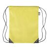 Mochila de cuerdas de poliéster rPET Calix amarillo