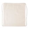 Mochila de algodón beige