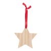 Adorno navideño de estrella de madera marrón | sin montaje de publicidad | no disponible | no disponible