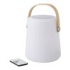 Altavoz inal. LED con asa blanco | sin montaje de publicidad | no disponible | no disponible