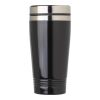 Vaso termo de acero inox. negro | sin montaje de publicidad | no disponible | no disponible