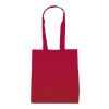 Bolsa de algodón con asas largas rojo | sin montaje de publicidad | no disponible | no disponible