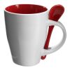 Taza de 260 ml de cerámica rojo | sin montaje de publicidad | no disponible | no disponible