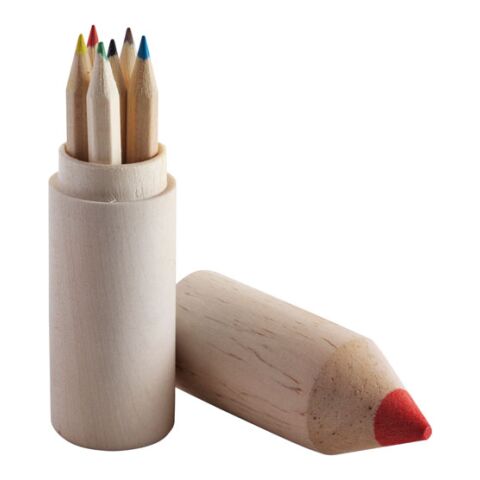 6 lápices de color