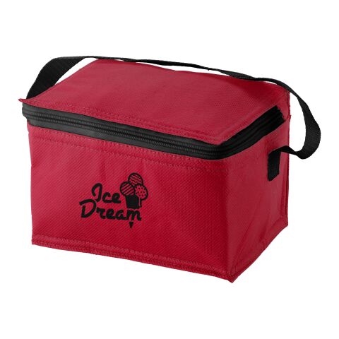 Bolsa isotérmica para 6 latas &quot;Spectrum&quot; Estándar | Rojo | sin montaje de publicidad | no disponible | no disponible