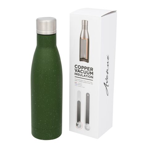 Botella isotérmica con aislamiento de cobre &quot;Vasa Moteado&quot; Estándar | Verde | sin montaje de publicidad | no disponible | no disponible