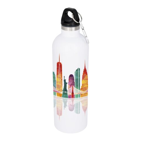 Botella con aislamiento al vacío Atlantic Estándar | blanco | sin montaje de publicidad | no disponible | no disponible