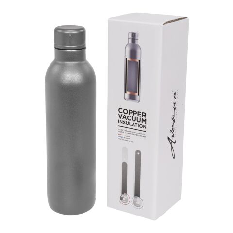 Botella deportiva con aislante de cobre al vacío de 510 ml &quot;Thor&quot; Estándar | gris | sin montaje de publicidad | no disponible | no disponible