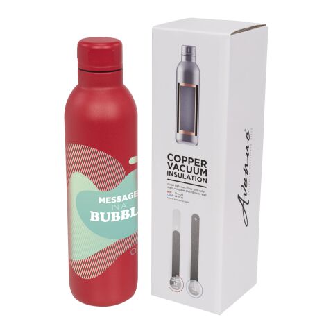 Botella deportiva con aislante de cobre al vacío de 510 ml &quot;Thor&quot; Estándar | Rojo | sin montaje de publicidad | no disponible | no disponible