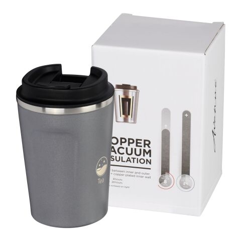 Vaso de cobre al vacío de 360 ml a prueba de fugas &quot;Thor&quot; Estándar | Gris | sin montaje de publicidad | no disponible | no disponible