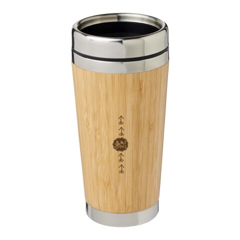 Vaso con aislamiento y exterior de bambú de 450 ml “Bambus”