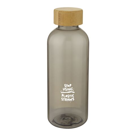 Bidón deportivo de plástico reciclado GRS de 650 ml &quot;Ziggs&quot; Estándar | Negro medianoche | sin montaje de publicidad | no disponible | no disponible