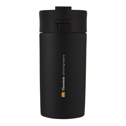 Vaso con aislamiento al vacío de cobre de 330 ml &quot;Jetta&quot; Estándar | Negro intenso | sin montaje de publicidad | no disponible | no disponible