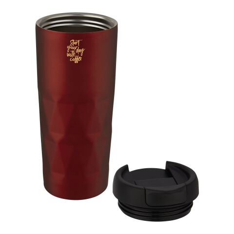 Vaso con aislamiento al vacío de cobre de 450 ml &quot;Prism&quot; Estándar | Rojo | sin montaje de publicidad | no disponible | no disponible