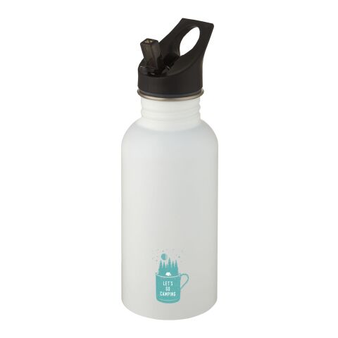 Bidón deportivo de 500 ml &quot;Lexy&quot; Estándar | Blanco | sin montaje de publicidad | no disponible | no disponible