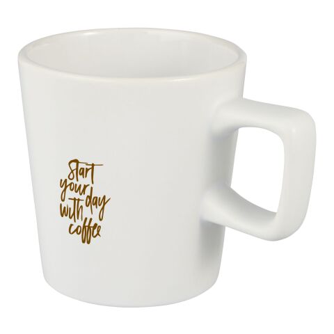 Taza de cerámica de 280 ml &quot;Ross&quot; Estándar | Blanco | sin montaje de publicidad | no disponible | no disponible