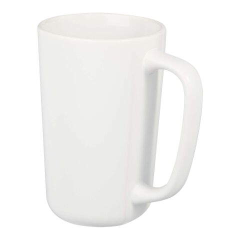 Taza de cerámica de 480&nbsp;ml "Perk" Estándar | Blanco | no disponible | sin montaje de publicidad | no disponible | no disponible