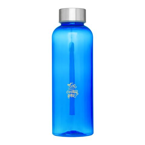 Bidón deportivo de RPET de 500&nbsp;ml "Bodhi" Estándar | azul real transparente | sin montaje de publicidad | no disponible | no disponible