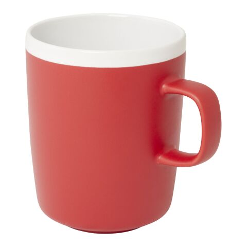 Taza de cerámica de 310 ml &quot;Lilio&quot; Estándar | Rojo | sin montaje de publicidad | no disponible | no disponible
