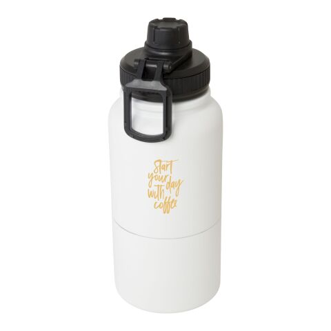 Bidón deportivocon aislamiento de acero inoxidable  de 840 ml con certificación RCS &quot;Dupeca&quot; Estándar | Transparente claro | sin montaje de publicidad | no disponible | no disponible