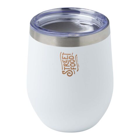 Taza con aislamiento de cobre de 350 ml de acero inóxidable reciclado con certificado RCS &quot;Corzo&quot; Estándar | Transparente claro | sin montaje de publicidad | no disponible | no disponible