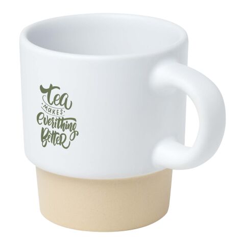 Taza de espresso apilable de 130 ml con fondo de arcilla &quot;Olympia&quot; Estándar | Blanco | sin montaje de publicidad | no disponible | no disponible