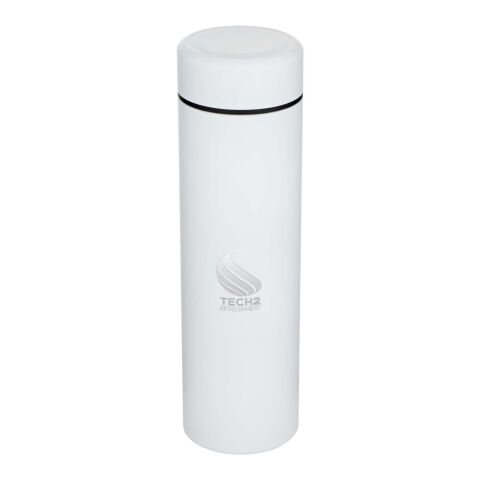 Termo de acero inoxidable de doble pared de 450 ml con colador de té "Taylor"