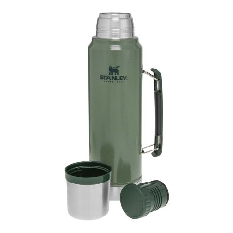 Bidón de 1000 ml &quot;Stanley Classic&quot; Estándar | Verde bosque | Impresión Digital | Botella De Vuelta | 20 mm x 150 mm