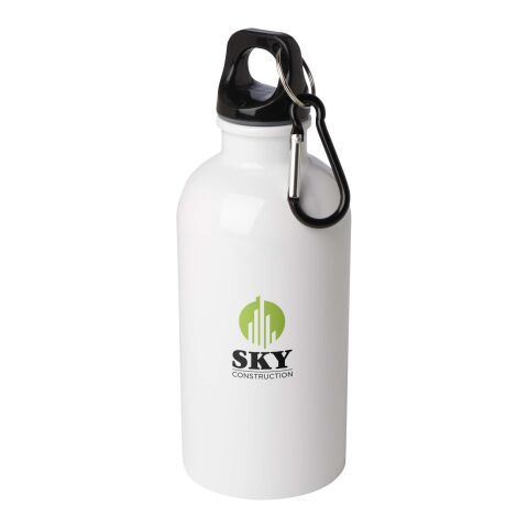 Bidón de 400 ml de acero inoxidable con certificado RCS con mosquetón &quot;Oregon&quot;