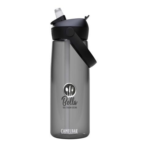 Botella de 750 ml Tritan Renew con pajita abatible &quot;Camelbak® Thrive Flip&quot; Estándar | Carbón | sin montaje de publicidad | no disponible | no disponible