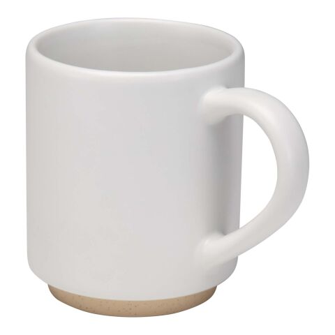 Taza de cerámica apilable Camilla de 180 ml con acabado mate blanco
