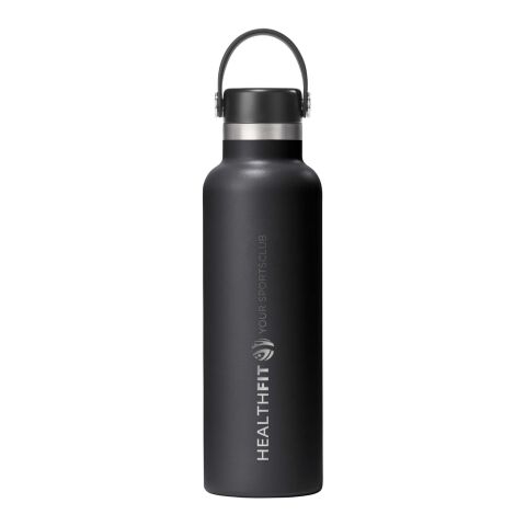 Botella de agua Hydro Flask de acero inoxidable con aislamiento térmico, boca estándar, 621 ml, con tapón con pajita