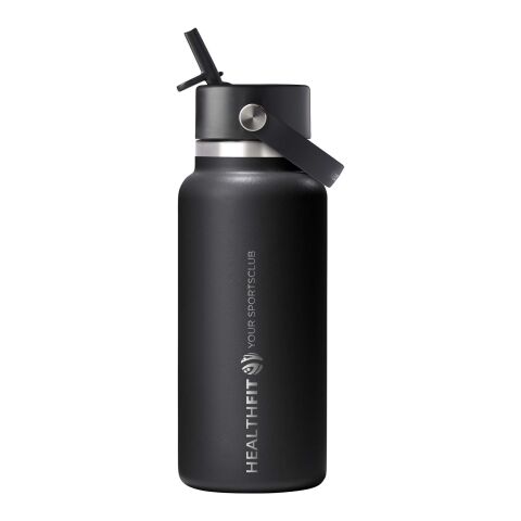 Botella de agua Hydro Flask de acero inoxidable con aislamiento térmico y boca ancha de 946 ml, con tapón con pajita