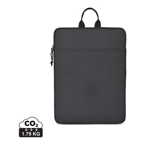 Funda para portátil 16" Renew AWARE™ rPET negro | sin montaje de publicidad | no disponible | no disponible | no disponible