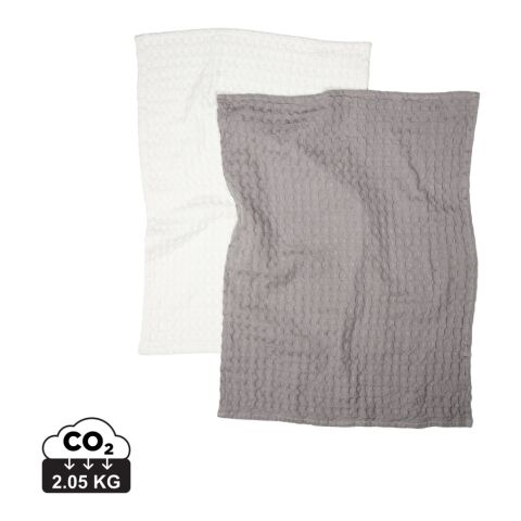 VINGA Paño con estampado de gofres Cromer, 2 pcs