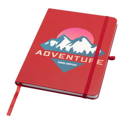 Libreta de tapa dura A5 de material reciclado con páginas rayadas "Teak"