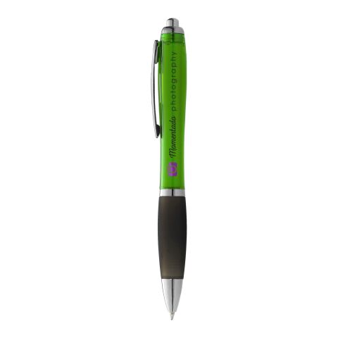 Bolígrafo "Nash" de color con grip negro