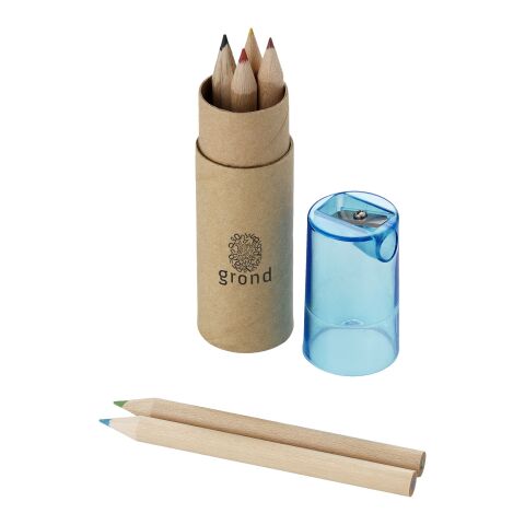 Set de 6 lápices Estándar | azul | sin montaje de publicidad | no disponible | no disponible