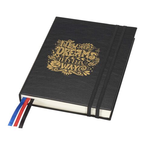 Libreta de tapa dura A5 &quot;Alder&quot; Estándar | Negro intenso | sin montaje de publicidad | no disponible | no disponible