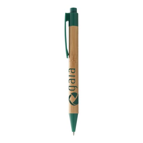 Bolígrafo Borneo Estándar | Natural-Verde | sin montaje de publicidad | no disponible | no disponible
