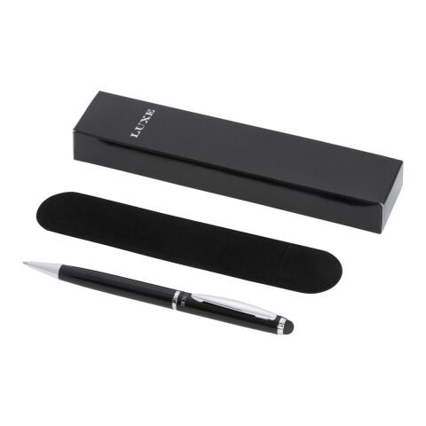 Bolígrafo con stylus &quot;Lento&quot; Estándar | Negro brillante | sin montaje de publicidad | no disponible | no disponible | no disponible